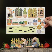 Load image into Gallery viewer, Mr Hopper's tiny kitchen garden pop & build scene