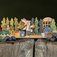 Load image into Gallery viewer, Mr Hopper's tiny kitchen garden pop & build scene