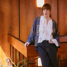 Load image into Gallery viewer, Parsley seed kimono - navy