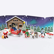 Load image into Gallery viewer, Santa's midnight sleigh ride play set
