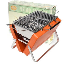 Load image into Gallery viewer, Portable BBQ suitcase - orange