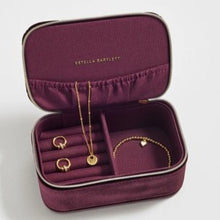Load image into Gallery viewer, Quilted mini jewellery box - burgundy