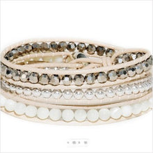 Load image into Gallery viewer, Rome leather 3 wrap bracelet
