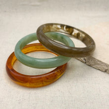 Load image into Gallery viewer, Resin slim bangle - sage