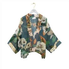 Load image into Gallery viewer, Rhodoleia kimono - blue