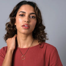 Load image into Gallery viewer, Brass ribbon pendant