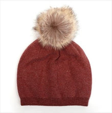 Load image into Gallery viewer, Faux fur pompom hats
