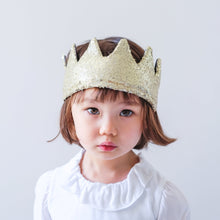 Load image into Gallery viewer, Sequin crown - gold