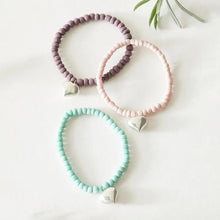 Load image into Gallery viewer, Silver heart bracelets