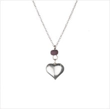 Load image into Gallery viewer, Silver heart pendants