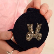 Load image into Gallery viewer, Bow compact mirror - various colours