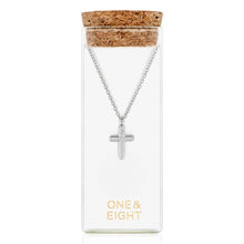 Load image into Gallery viewer, Cross necklace - silver