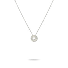 Load image into Gallery viewer, Silver sorrel necklace