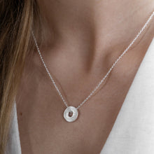 Load image into Gallery viewer, Silver sorrel necklace