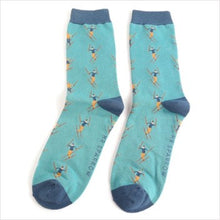 Load image into Gallery viewer, Skiing socks - teal