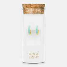 Load image into Gallery viewer, Enamel earrings - sky blue