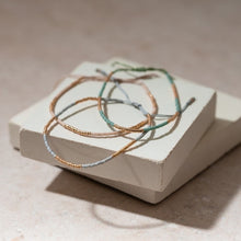 Load image into Gallery viewer, Sol & Sea slider bracelet - blue