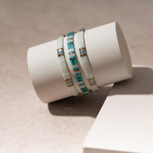 Load image into Gallery viewer, Sol & Sea flat bracelet - white