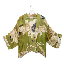 Load image into Gallery viewer, Stork kimono - green