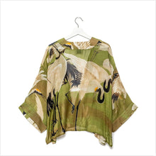 Load image into Gallery viewer, Stork kimono - green