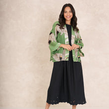 Load image into Gallery viewer, Stork kimono - pea green