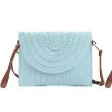 Load image into Gallery viewer, Straw clutch bags - various colours