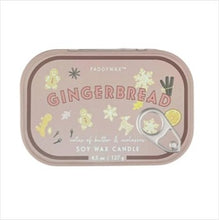 Load image into Gallery viewer, Christmas candle tin - gingerbread