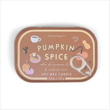 Load image into Gallery viewer, Christmas candle tin - pumpkin spice