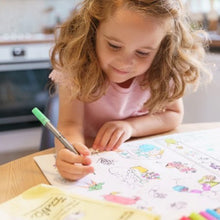 Load image into Gallery viewer, Tom Kitten placemat to go - colour in & learn