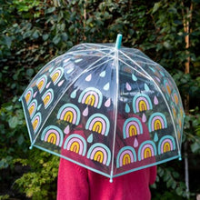 Load image into Gallery viewer, Transparent umbrella - rainbow