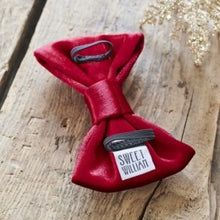 Load image into Gallery viewer, Velvet dog bow ties