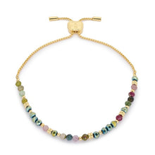 Load image into Gallery viewer, Verde tourmaline & pink gold bracelet