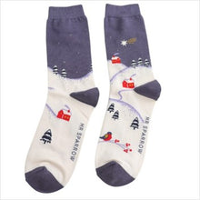 Load image into Gallery viewer, Winter night socks - navy