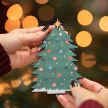 Load image into Gallery viewer, Winter woodland wooden advent calendar