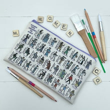 Load image into Gallery viewer, Women who changed the world zip bag