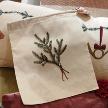 Load image into Gallery viewer, Drawstring bag - spruce - small