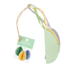 Load image into Gallery viewer, Hanging honeycomb egg decs - set of 3