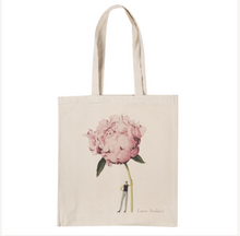 Load image into Gallery viewer, Pink peony heavyweight bag