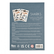 Load image into Gallery viewer, Temporary tattoos - shark