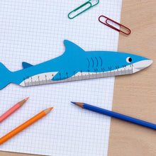 Load image into Gallery viewer, Wooden ruler - shark
