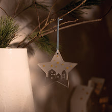 Load image into Gallery viewer, Xmas dec - glass stars
