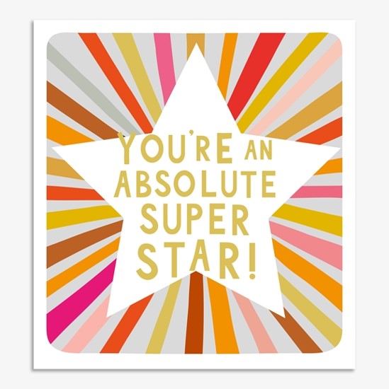 Absolute super star! card