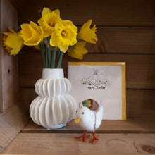 Load image into Gallery viewer, Chirpy chicks - Baxter (white) hanging felt dec