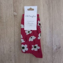 Load image into Gallery viewer, Peggie floral bamboo socks