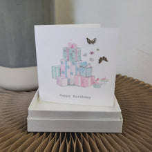 Load image into Gallery viewer, Boxed earrings card - birthday presents
