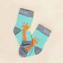 Load image into Gallery viewer, Allie the giraffe socks
