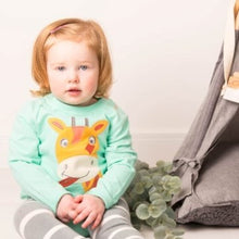 Load image into Gallery viewer, Allie the giraffe long sleeved top