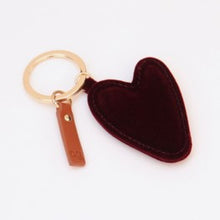 Load image into Gallery viewer, Keyring - heart - rose gold