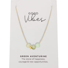 Load image into Gallery viewer, Aventurine cord necklace
