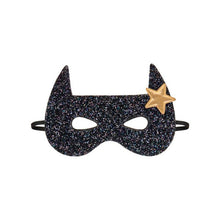 Load image into Gallery viewer, Bat superhero mask - black